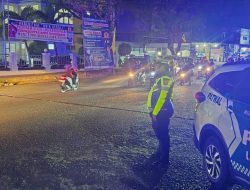Jelang Nataru, Satlantas Polres Bone Intensifkan Blue Light Patrol Jamin Arus Lalu Lintas Aman dan Lancar