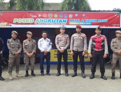 Jelang Perayaan Natal Dan Tahun Baru, Personil Posyan Pelabuhan Bajoe Lakukan Pengaman