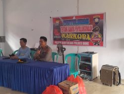 Kapolsek Bontocani Laksanakan Pembinaan Anti Narkoba kepada Pelajar SMPN 1 Bontocani