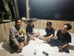 Upaya Harkamtibmas, Bhabinkamtibmas Ajak Warga Aktifkan Pos Kamling