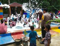 Personel Polsek Barebbo Lakukan Pemantauan dan Sampaikan Himbauan Kamtibmas di Objek Wisata Rindu Alam