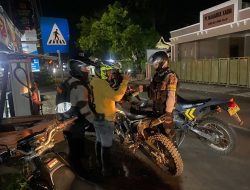 Samapta Polres Bone Intensifkan Patroli Malam Jaga Kamtibmas