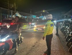 Jaga Kamseltibcar Lantas di Malam Tahun Baru, Satlantas Polres Bone Sebar Personel Dititik Strategis