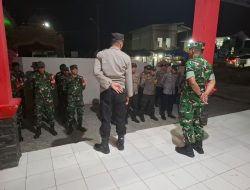 ‎Pastikan Pergantian Tahun Aman, TNI-POLRI Laksanakan Apel Gabungan di Mako Polsek Dua Boccoe