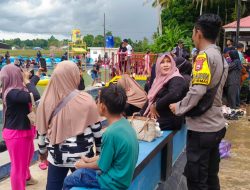 Pastikan Aman, Polsek Barebbo Lakukan Pemantauan di Objek Wisata Kolam Renang Pondok Kelapa