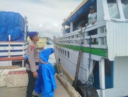 Satpolairud Polres Bone Lakukan Pengawasan Aktivitas di Pelabuhan Rakyat Bajoe, Ini Tujuannya