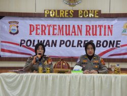 Kapolsek Lamuru Sosialisasikan KUHP Baru kepada 65 Polwan Polres Bone