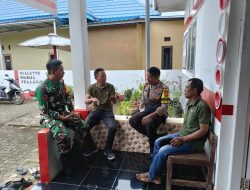 Sambang Desa, Bhabinkamtibmas Ajak Warga Bersinergi Jaga Harkamtibmas