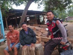 Patroli Rutin Polsek Patimpeng Jaga Situasi kamtibmas 