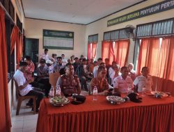 Kapolsek Patimpeng Hadiri Zoom Meeting Swasembada Pangan 