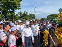 Ribuan Peserta Padati Gerak Jalan Santai HAB Kemenag ke-80, Polres Bone Lakukan Pengamanan Ketat