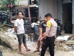 Bhabinkamtibmas Brigpol Andi Parakkasi Sambang Desa Binaan. Ini Tujuannya