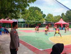 Aiptu Arwin Pastikan Keamanan Laga Voli dalam Rangka HAB Kemenag RI