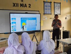 Kapolsek Salomekko Laksanakan Sosialisasi Penerimaan Polri Tahun 2026 di SMAN 21 Bone