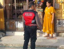 Lakukan Patroli, Kanit Samapta Polsek Cenrana Ajak Warga Bersama Jaga Kamtibmas
