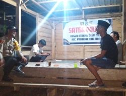Bhabinkamtibmas Brigpol Elvira Lakukan Pembinaan Satkamling, Harapkan Kamtibmas Desa Binaan Tetap Terjaga