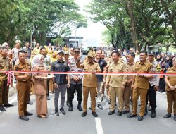 Kapolres Bone Hadiri Peresmian Peningkatan Jalan Ruas Perintis di Kelurahan Macanang