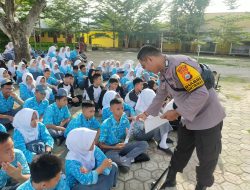 Polsek Sibulue Sosialisasikan Seleksi Penerimaan Anggota Polri di SMA Negeri 12 Bone