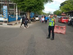 Car Free Day, Personel Satlantas Polres Bone Gelar PAM