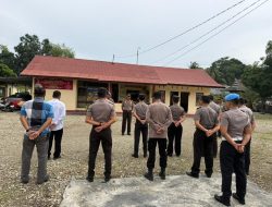 Pimpin Apel, Kapolsek Awangpone Arahkan Personel Proaktif Sosialisasikan Penerimaan Polri T.A. 2026