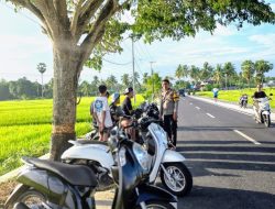 Cegah Bahaya di Jalan Raya, Bripka Andi Rusman Bubarkan Aksi Balap Liar dan Edukasi Remaja