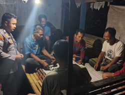 Bhabinkamtibmas Polsek Amali Rutin Laksanakan Pembinaan Satkamling