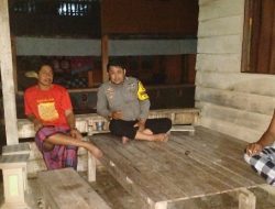 Upaya Jaga Kamtibmas, Bhabinkamtibmas Polsek Awangpone Tingkatkan Sambang Satkamling