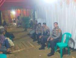 Personel Polsek Cina Laksanakan Pengamanan Pesta Pernikahan di Dusun Cabberu