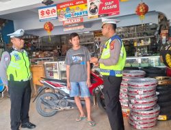 Satlantas Polres Bone Datangi Bengkel Sosialisasikan Larangan Knalpot Brong