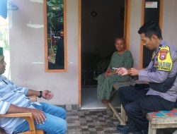 Bhabinkamtibmas Polsek Barebbo Laksanakan Sambang dan Himbau Warga Jaga Kamtibmas Jelang Bulan Suci Ramadan