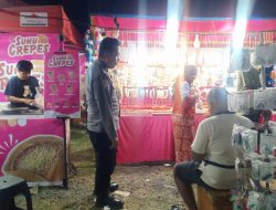 Polsek Kajuara Gelar Patroli di Pasar Malam, Jaga Keamanan dan Ketertiban