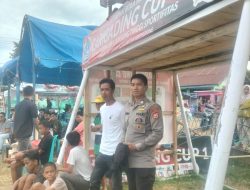 Polsek Awangpone Laksanakan Pengamanan Turnamen Mini Soccer Carigading Cup I Tahun 2026