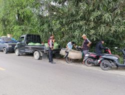 Kanit Samapta Polsek Tellu Siattinge Laksanakan Patroli Rutin dan Pengamanan di Pasar Waji