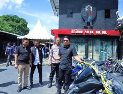 Ditreskrimum Polda Sulsel Gelar Konferensi Pers Pengungkapan Tindak Pidana Pencurian Kendaraan Bermotor
