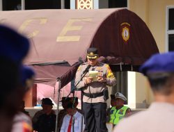 Operasi Keselamatan Pallawa-2026 Resmi Dimulai, Wakapolres Bone Pimpin Apel Gelar Pasukan