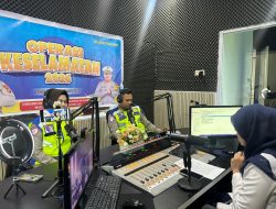 Sosialisasi Ops Keselamatan Lewat Radio, Satlantas Polres Bone Edukasi Masyarakat Tertib Berlalulintas