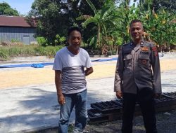 Polisi Penggerak Laksanakan Pengecekan Hasil Panen Jagung Warga di Desa Lappoase