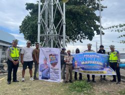 Polantas Menyapa Mappatabe Satlantas Polres Bone Edukasi Pengemudi Angkot di Hari Ke-3 Ops Keselamatan