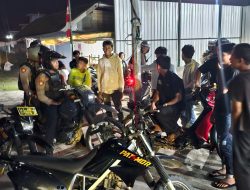 Patroli Malam Sat Samapta Polres Bone Pastikan Kota Watampone Aman di Malam Hari