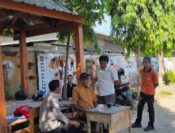 Pembinaan Satkamling Masuk Sekolah, Bhabinkamtibmas Jaga Kondusivitas