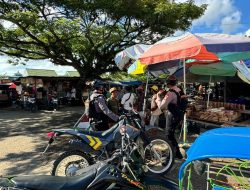 Laksanakan Patroli KRYD di Kota Watampone, Personil Sat Samapta Berikan Himbauan Kamtibmas