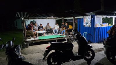Pendekatan Humanis, Bhabinkamtibmas Imbau Pemuda Tidak Balap Liar