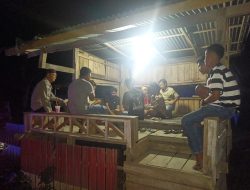 Bhabinkamtibmas Aipda Junaid Sambangi Satkamling, Ajak Warga Optimalkan Kamtibmas Desa