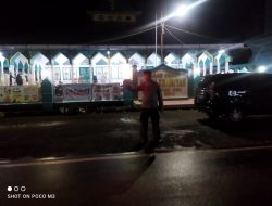 Polisi Lakukan Pengaturan dan Pengmanan Ibadah Sholat Tarawih di Mesjid Raya Jami’ul Khaeriyyah Cina