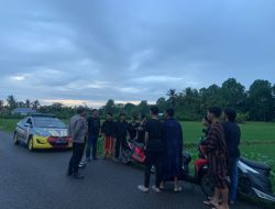 Polsek Cina Laksanakan Patroli Subuh, Antisipasi Balap Liar