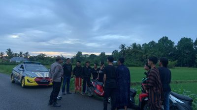 Polsek Cina Laksanakan Patroli Subuh, Antisipasi Balap Liar