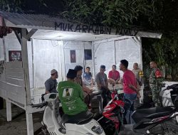 Perkuat Keamanan Lingkungan, Bhabinkamtibmas Laksanakan Pembinaan Satkamling di Manurunge