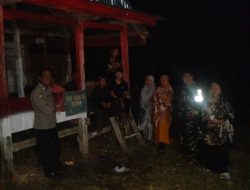 Bhabinkamtibmas Bersama Bhabinsa Laksanakan Pembinaan Satkamling di Desa Mamminasae