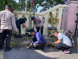 Personel Polres Bone Gelar Kurvei di Lingkungan Mako, Wujudkan Lingkungan Kerja Bersih dan Nyaman