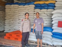 Sebagai Polisi Penggerak, Bhabinkamtibmas Polsek Lamuru Kawal Droping Jagung Pipil ke Gudang Bulog
